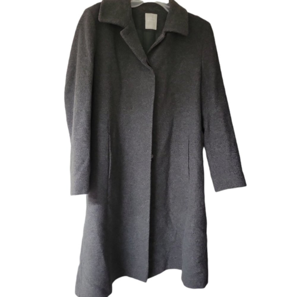 LORNE MITCHEL wool trench coat